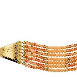 Peach/Sherbet/Orange 'Sunshine Bliss' Bracelet NIB